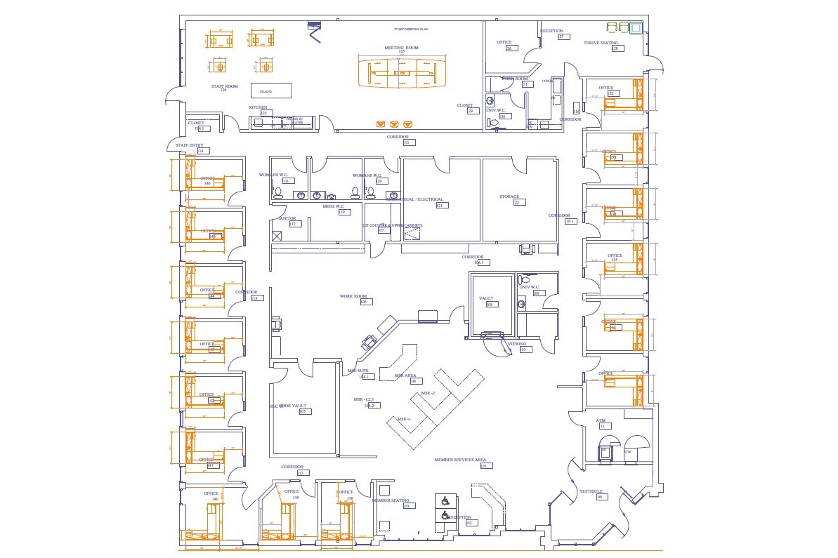 space plannign office floor plan